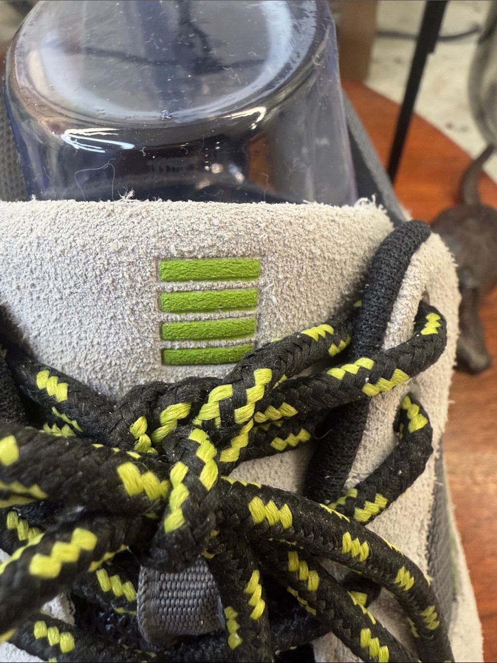 Lands End Trail Shoes - Grey with Lime Accents - Picture 4 of 10